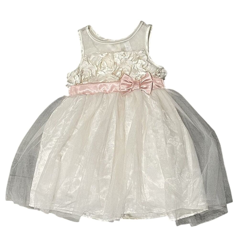 Cherokee Dress 3T Sheer with Flower Detail